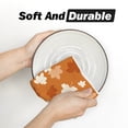 thumbnail image 3 of Sm:)e Maple Leaves Orange Fall Kitchen Dish Towels Set of 2, Soft & Absorbent Washcloth 18x26 Inch, 3 of 6