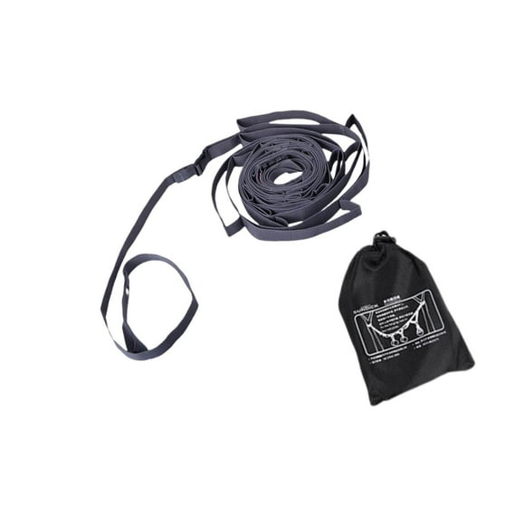 Colorful Camping Tent Rope Lanyard Rope Tent Campsite Storage Clothesline Hanging Gear Strap Lamp Grey