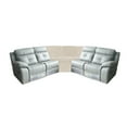 thumbnail image 2 of CJC Velvet Single Corner Seat Cover for 5-Seat Recliner Sofa, Beige, 2 of 9