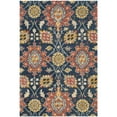 thumbnail image 2 of SAFAVIEH Roslyn Magdalena Floral Wool Area Rug, Navy/Multi, 6' x 9', 2 of 8