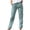 A-Light Green187, variant on Womens Pants Bohemia Elastic Waist Lightweight Tropical Print Ankle Trousers Loose Fit Vacation Beach Bottoms