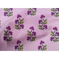 thumbnail image 4 of oneOone Cotton Poplin Fabric Leaves & Floral Block Print Sewing Fabric BTY 42 Inch Wide, 4 of 4