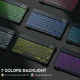 thumbnail image 6 of GEAK Compatible With iPad Air 11 inch (M4/M3/M2) /Air 5th/ Air 4th Generation Case with Keyboard, Detachble Magnetic Fits For iPad Air Keyboard with Case, Black, 6 of 9