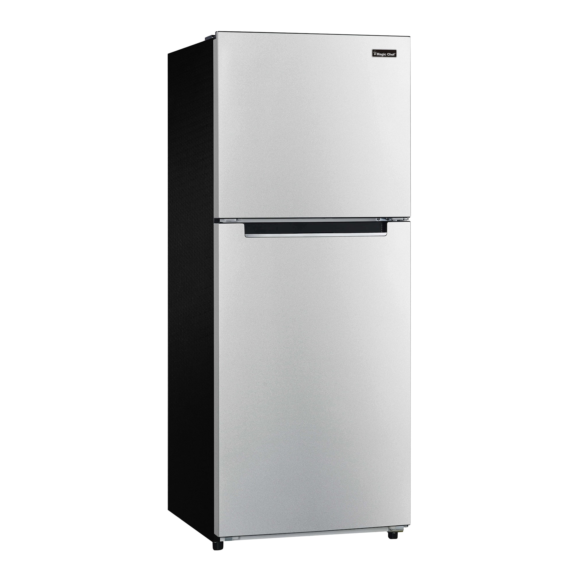 Magic Chef 17.6 Cu Ft Top-Mount Refrigerator in Platinum Steel