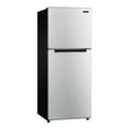 thumbnail image 2 of Magic Chef 17.6 Cu Ft Top-Mount Refrigerator in Platinum Steel, 2 of 13