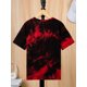 thumbnail image 2 of Camiseta SweatyRocks con estampado de cuello redondo y manga corta para niño, color rojo 8Y, 2 of 6
