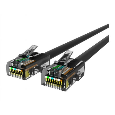 Belkin - Patch cable - RJ-45 (M) to RJ-45 (M) - 0.3 m - UTP - CAT 5e - stranded - black - for Omniview SMB 1x16, SMB 1x8; OmniView IP 5000HQ; OmniView SMB CAT5 KVM Switch