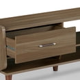thumbnail image 6 of Vinas 2-Drawer Wood 70" TV Stand, Honey Walnut, 6 of 8