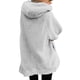 thumbnail image 4 of ICHUANYI Liquidación Chaquetas de abrigo con capucha y cremallera de gran tamaño para mujer, prendas de vestir con bolsillo ICHUANYI WER202308252392, 4 of 7