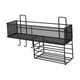 thumbnail image 4 of Estante de almacenamiento para baño, cesto de ducha, gran capacidad, multifuncional Negro, 4 of 9