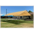 thumbnail image 3 of (8' x 20') (Beige) HD Mesh Tarp Net Sun Shade Fence Screen Patio 8X20 (Finished Size 7'.6 X 19'.6), 3 of 5