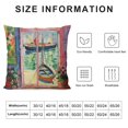 thumbnail image 5 of Creowell Boats Water Potted Plant Pillow Cases with Zipper Home Decor Square Throw Pillow Cover 1PC 22x22in, 5 of 5
