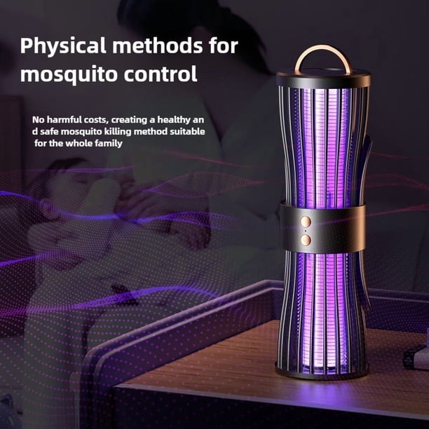 Potente Lámpara Anti-Mosquitos | Doble Uso Interior y Exterior, Alimentación USB, Colocación Colgante o de Mesa, Adecuada para Uso Doméstico y Exterior | Marca VZUO