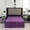 Grape, variant on Queen Size Ruffled Bed Skirt with Split Corners 16 Inch Drop Dust Ruffle Bed Skirt for Platform Bed Elegant Terracotta Color