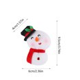 thumbnail image 3 of Ganfancp Christmas Snowman Fridge Magnets Flannel Couple Muñeco de Nieve Pegatinas Magnéticas Decoraciones Navideñas, 3 of 6