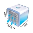 thumbnail image 2 of Adir Aire Acondicionado Portátil Mini Cooler 3 en 1 LED AD-4820 Enfriamiento Agua, 2 of 5