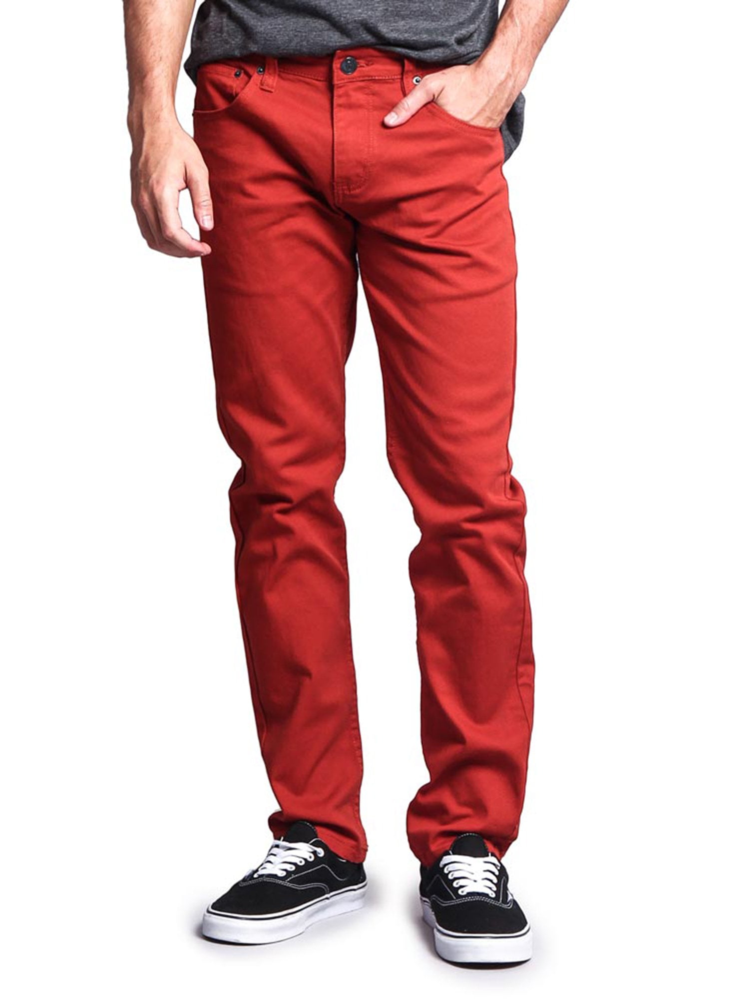 orange jeans mens