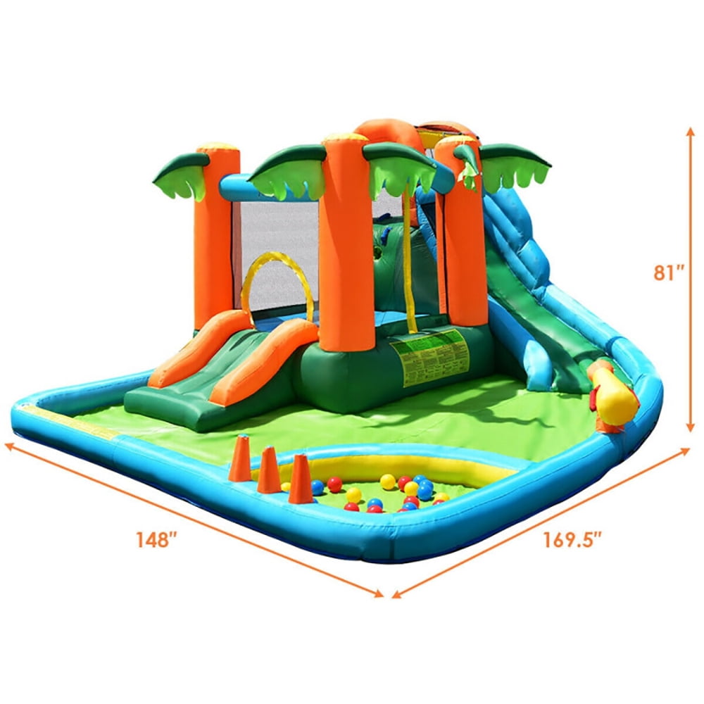 Aimee Lii 7-in-1 Inflatable Slide Bouncer with Two Slides, Bounce House Water Slide for Kids 5-10 Aimee Lii 7-in-1 Inflatable Slide Bouncer with Two Slides, Bounce House Water Slide for Kids 5-10