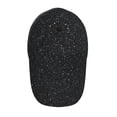 thumbnail image 4 of Daiia Black Glitter Baseball Cap Men Women Classic Adjustable For Running Workout And Outdoor Activitie All Season Dad Hat Gift, 4 of 9