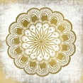 thumbnail image 2 of Kimberly, Allen 12x12 White Modern Wood Framed Museum Art Print Titled - Gold Mandala 1, 2 of 4