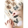 thumbnail image 2 of Creative Beginning Wooden Alphabet Puzzle for Kids Ages 3-5 with Tracers & Chalkboard Base, ABC Learning Blocks Printing and Letter Matching Educational Toy, 2 of 13
