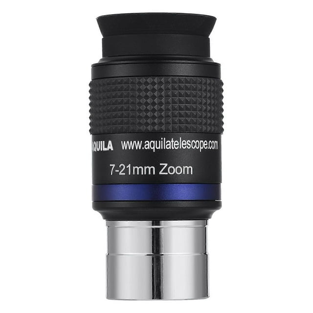 Telescope Eyepiece Full-metal 7-21 Zoom Eyepiece High-magnification Astronomical Telescope Accessory Star-gazing Multi-layer Coated Rotating Adjustmen
