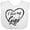 AA-White, variant on Inktastic I Love My Gigi in Black Chalk Heart Boys or Girls Baby Bib