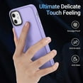 thumbnail image 5 of for iPhone 11 Phone Case, Shockproof iPhone 11 Case, Military Grade Drop Protection, Protective Hard Back Slim Translucent Case for iPhone 11 6.1'', Clove Purple, 5 of 12