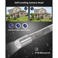 thumbnail image 1 of Sewer Inspection Camera with 512Hz Locator – 100ft Self-Leveling Snake Cable – 9" Touch HD Screen – DVR Recording – Adjustable LEDs – IP68 Waterproof – 16GB SD Card – Industrial Pipe, 1 of 16