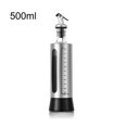 thumbnail image 2 of Advancent Botella de aceite de cocina, botellas de condimentos, condimento sellado, dispensador de cocina de acero inoxidable, vidrio, prensa Cocina y Comedor Escala de 500ML Advancent HA009719-06B, 2 of 6