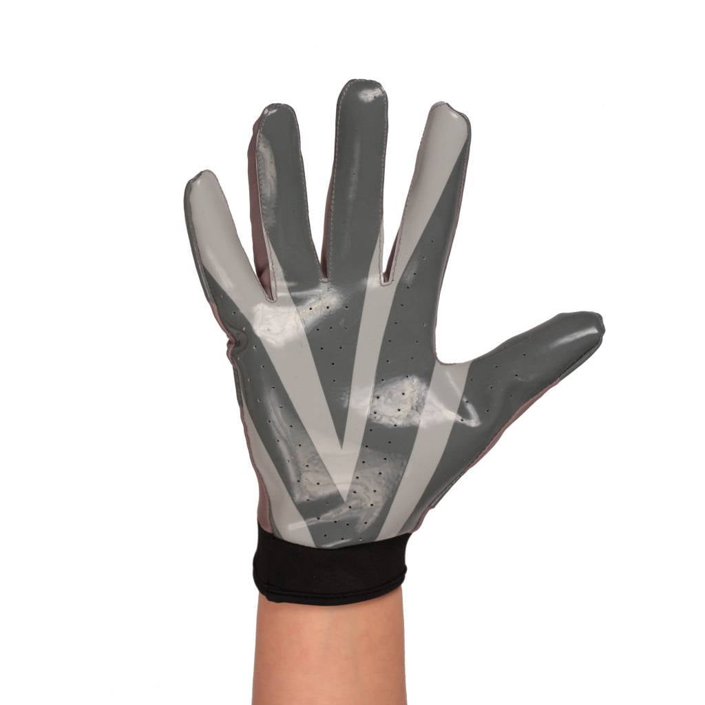 Barnett FRG-03 The Best Receiver Football Gloves, RE,DB,RB, Grey