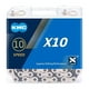 thumbnail image 2 of Cadena Bicicleta 10 Velocidades X10 Cadena Bicicleta 10 Velocidades 116 Eslabones 116L, 2 of 9