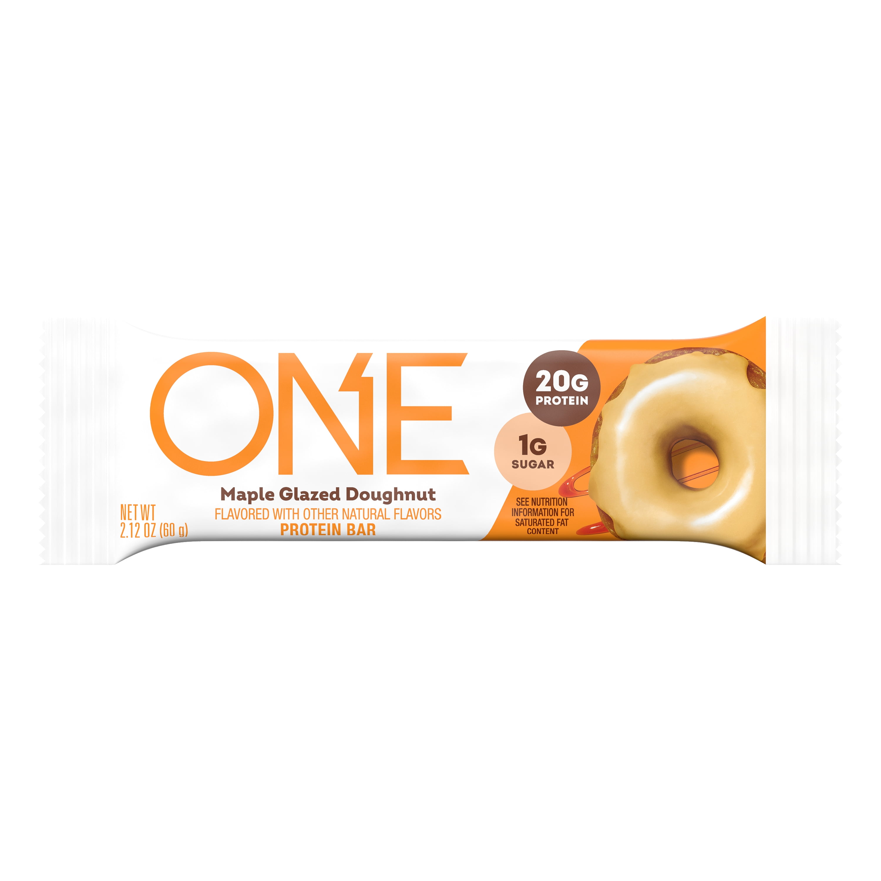 ONE Brands Protein Bar, Maple Glazed Doughnut, 20g Protein, 4 Count