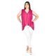 thumbnail image 4 of Blusa sin manga estilo chaleco Roman Fashion / Tallas Extras, 4053 (Magenta) fucsia oscuro 40, 4 of 5