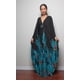 thumbnail image 5 of Blusa de playa tejida a mano de gran tamaño con tiras de arcoíris y bata de fiesta, 5 of 6
