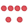 thumbnail image 2 of 6 manteles individuales de encaje para vajilla, almohadillas para tazas, diseño retro artesanal, manteles de encaje para mesa de comedor, decoración Rojo, 2 of 8