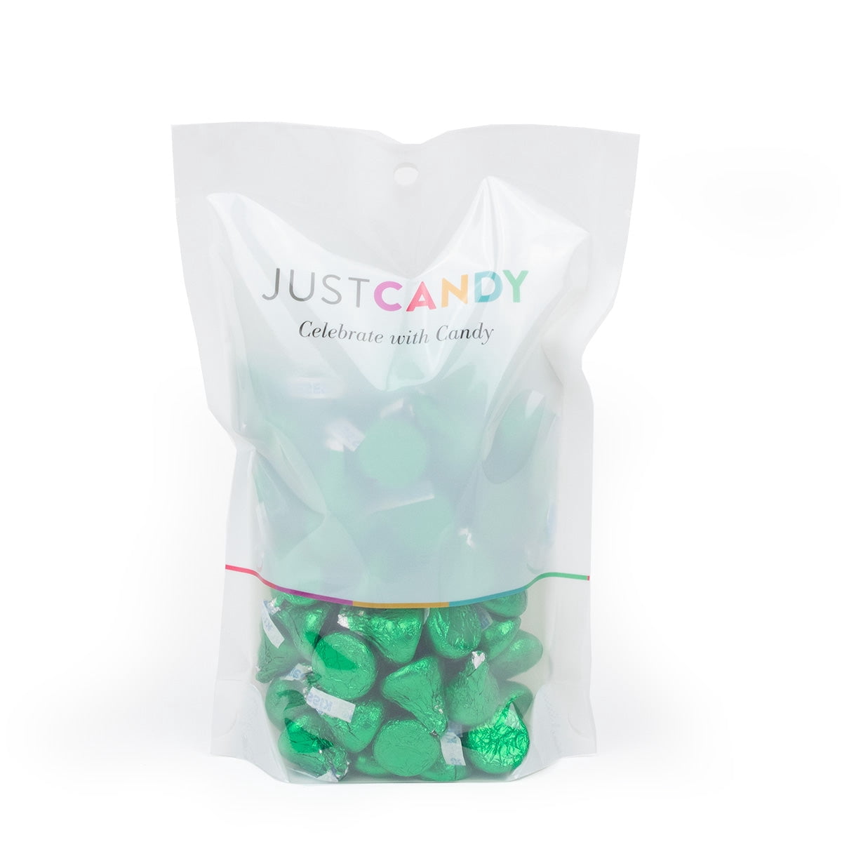 Green Hershey's Kisses Candy Milk Chocolates 90ct