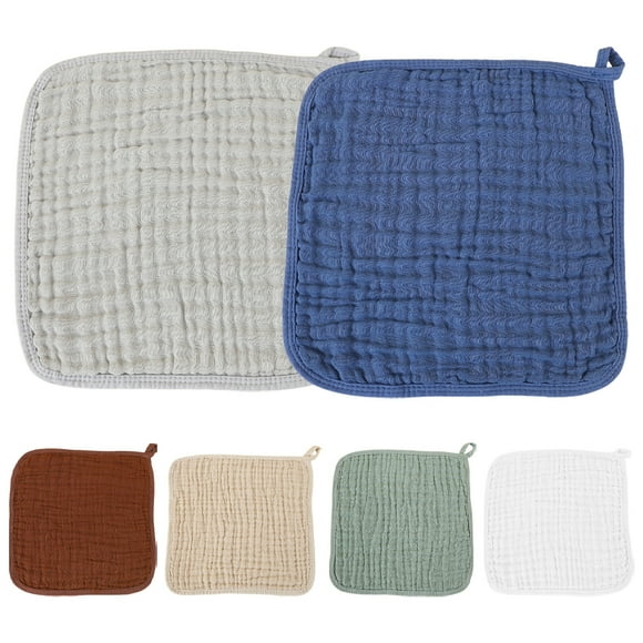 BRIGHTFUFU 6 piezas de paños para bebés Baby Toallitas suaves Toallas Absorbentes Toallas de bebé absorbente para algodón