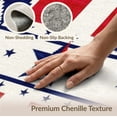 thumbnail image 6 of ODIKA Front Patriotic Door Striped Spangled Bold Generic Stars Vintage for Dorm Room, Small Living Apartment, Stain Resistant Low Profile, 6 of 7