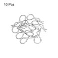 thumbnail image 3 of Unique Bargains 20pcs Body Clips Bent Springy Pins for 1/8 1/10 Scale Model RC Car Crawler Truck Shell Replacement(Silver), 3 of 7