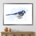 thumbnail image 3 of Designart 'Ancient Blue Jay Bird' Traditional Framed Art Print, 3 of 4