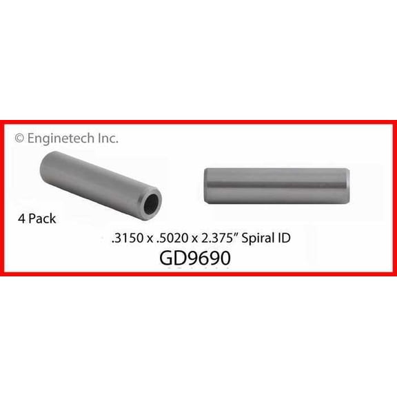 Enginetech GD9690 Engine Valve Guide - 4 Pack