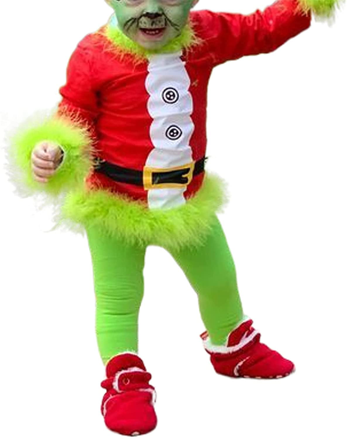 Christmas Adult Grinch Costume Kids Santa Claus Costume Men And Women Pcs  Costume Set Including Mask Fruugo DK | Christmas The Grinch Coaplay Costume  Mask Outfits Set For Women Men 