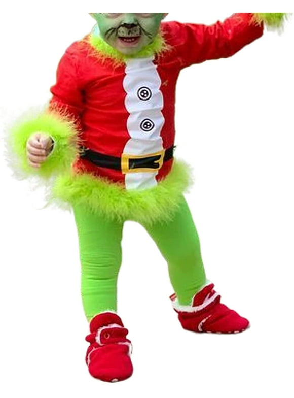diy grinch costume boy