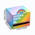 thumbnail image 4 of Under $1 Sticky Notes, Post It Notes Pull Out Gradient Transparent Portable Large Capacity for Office College Journal by Xuniizn, 4 of 7