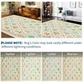 thumbnail image 4 of Modern Area Rugs 5x7 Rug for Living Room Machine Washable Rugs Farmhouse Trellis Area Rug Luxurious Soft Bedroom Decor Non Slip No Shedding Carpet for Dining Room Office 5'x7' Trellis|Beige, 4 of 9