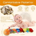 thumbnail image 6 of Baby Musical Worm Soft Plush Infant Toy for Newborn, Activity Sensory Crinkle Rattle Multiple Textures Stuffed Animals Toy for Tummy Time 0-3-6-12 Months Old Girl Boy Gifts, Cute Caterpillar, 6 of 7