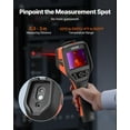 thumbnail image 3 of VEVOR Caméra Thermique, Résolution Infrarouge 256 x 192 pixels, Imageur Thermique Portable avec Vision 2 Mpx, Fréquence de Rafraîchissement 25 Hz, Écran Tactile 8,9 cm, -20 °C à 460 °C, Transfert WiFi, 3 of 9