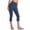 Dark Blue, variant on Pants for Women Flat Front Yoga Pants Workout Pants Leggings Blue High Waisted Slim-Leg Skinny 7/8th Womens Workout Pants,S