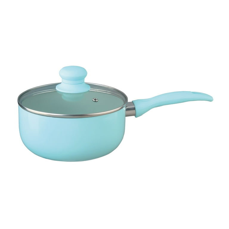 Free Shipping 7 Piece Non-Stick Cookware Set Aluminum Teal pot set coo –  Crespo Kitchen tools